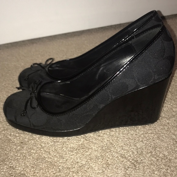 New Coach Ballerina Wedges - Picture 2 of 5